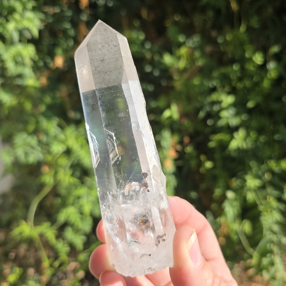 Lemurian Quartz w Dendritic inclusions Colombia